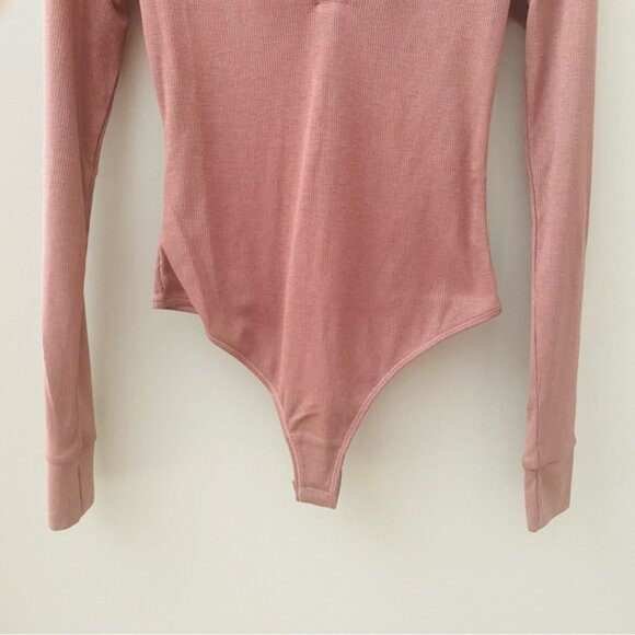 Free People Do It Right Bodysuit Brown Sz Small - Picture 3 of 9